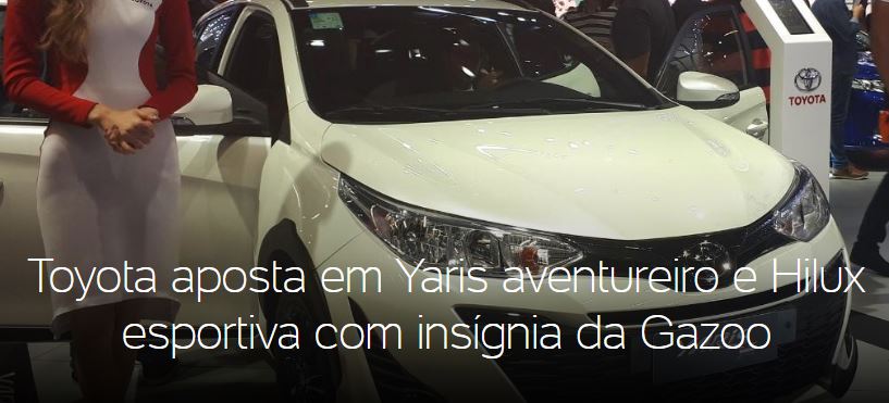 Novo Yaris Aventureiro