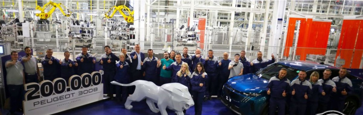 Stellantis atinge 200 mil unidades do novo Peugeot 3008 produzidas na França - Imagem do artigo