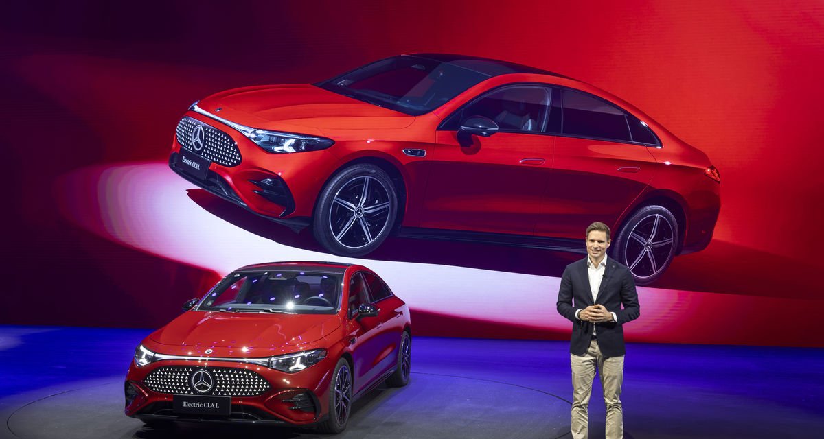 Mercedes-Benz abre pré-venda do elétrico CLA L na China por menos de R$ 200 mil - Imagem do artigo