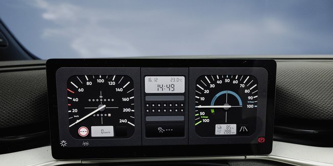 Volkswagen apresenta cockpit digital do ID. Polo inspirado na “linha quadrada” dos anos 80 - Imagem do artigo